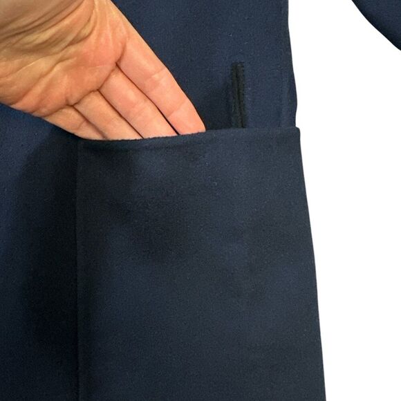 Jil Sander Cashmere Coat Jacket Reversible Italy Minimalist Quiet Luxury Sz 36 - Picture 10 of 16